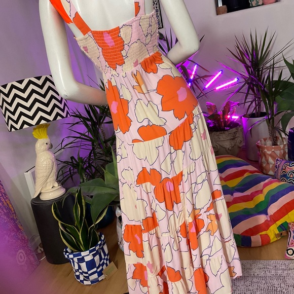 Mister Zimi Marie Dress in Pink Camelia Print - Picture 2 of 5